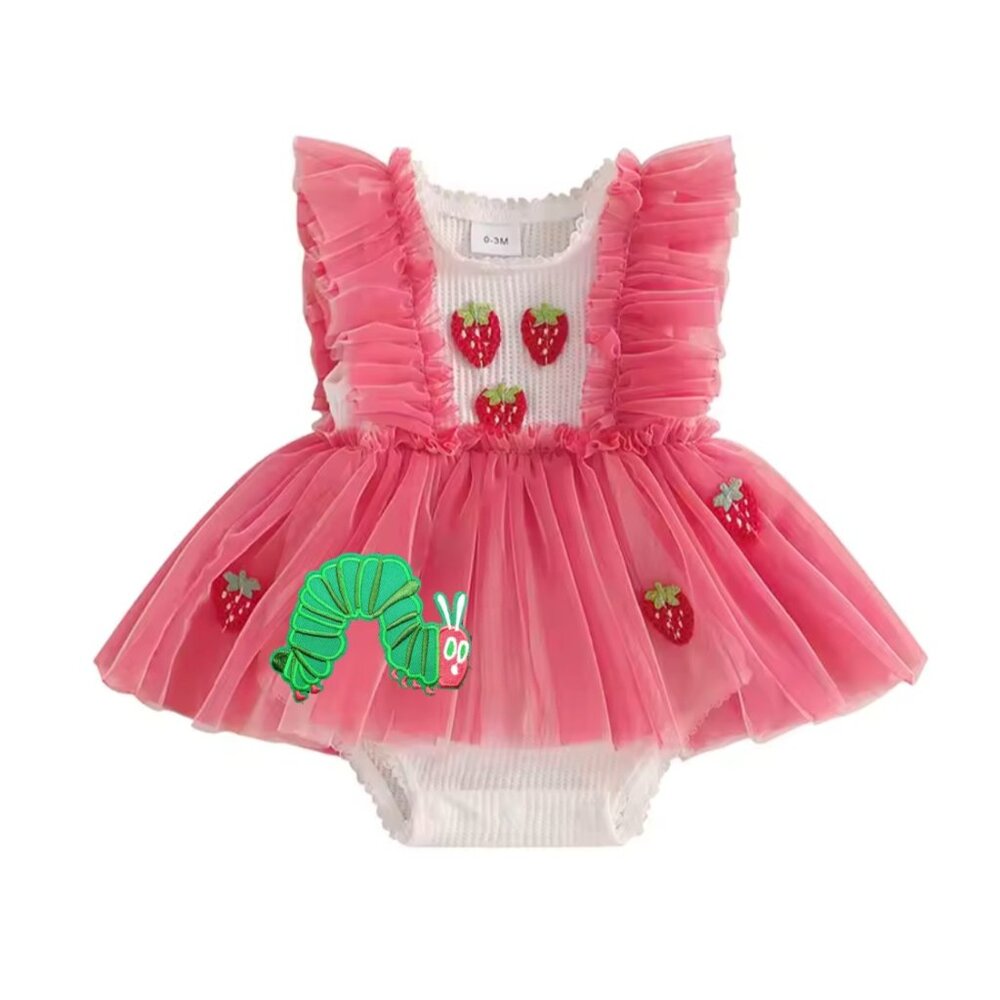 The Very Hungry Caterpillar Dress Birthday clothes outfit Caterpillar romper